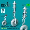 RESKIT RSU35-0077 CH-54A Tarhe landing gear (IN FLIGHT) with wheels set for ICM kit (3D Printed) (1/35)